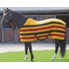 thumbnail image 2 of Coral Cottage Crafts Newmarket Stripe Fleece Saddle Cover And Bridle Bag Set 2 of 6